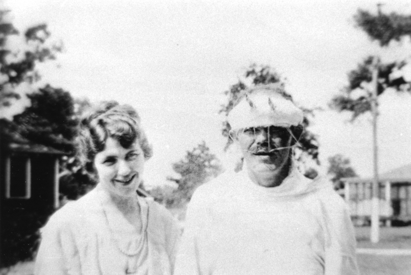 Oma and Opa's wedding photo